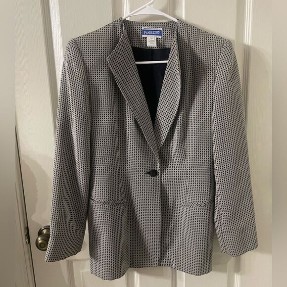 Pendleton Pants - Pendleton Vintage Skirt Suit Set Blazer and Skirt Size 4